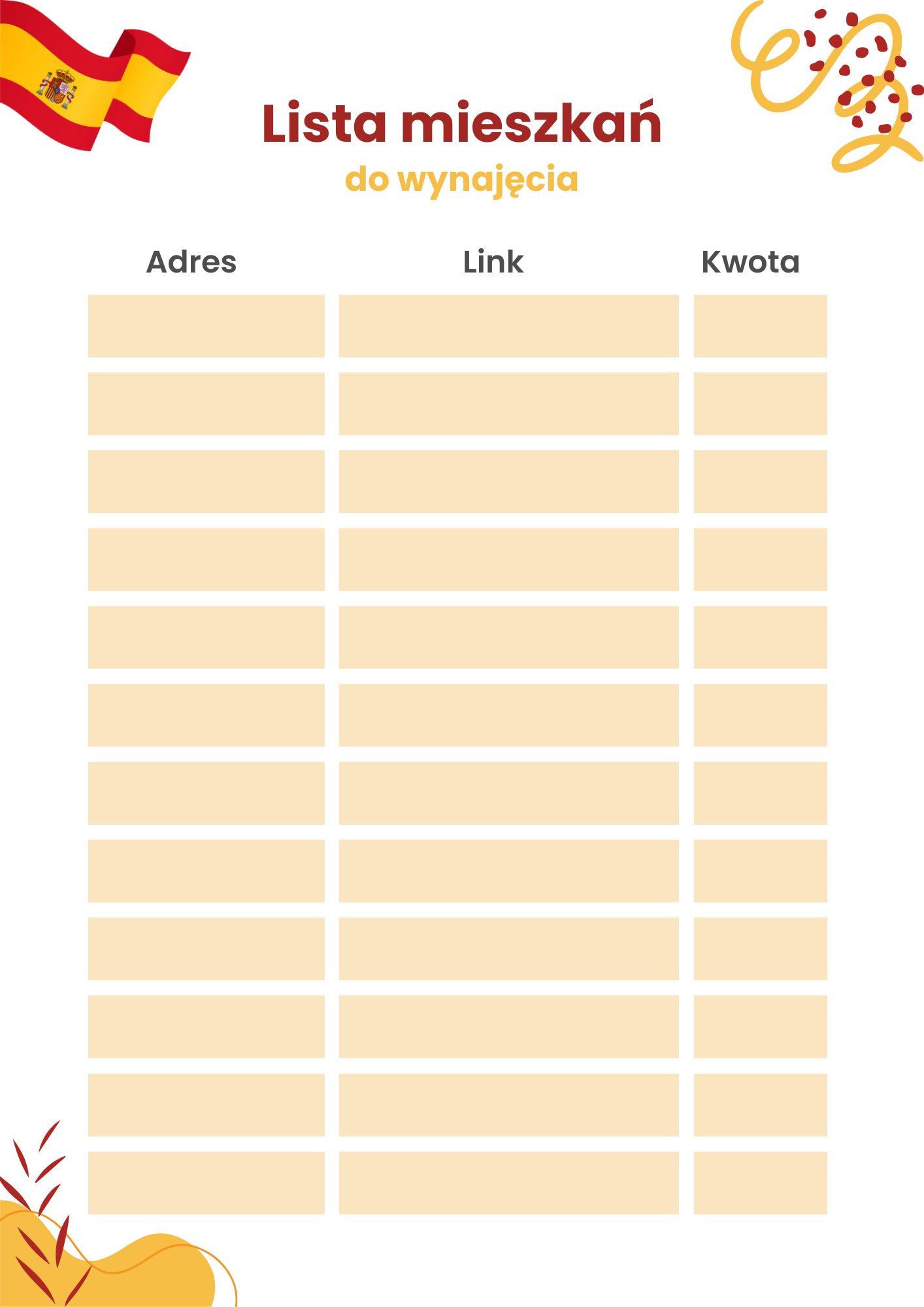Planer przeprowadzki do Hiszpanii - Twój ogarniacz hiszpańskiego życia - obrazek 5